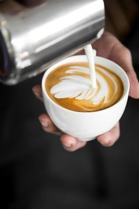 Close-up of coffee on table