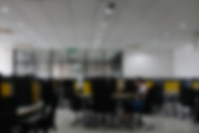 Defocused image of train