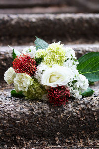 Close-up of rose bouquet