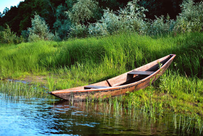 Boat in lake