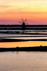 Scenic view of sunset