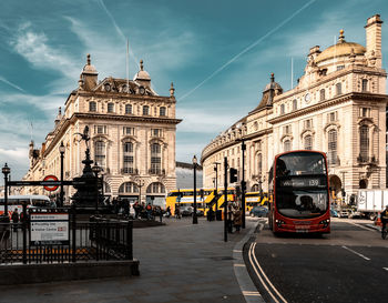 View of city street