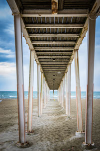 View of an empty beach