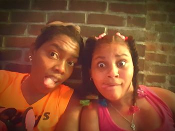 Portrait of young woman