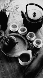 Coffee cup on table