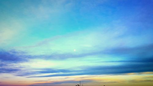 Low angle view of cloudy sky