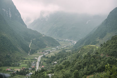 Scenic view of mountains