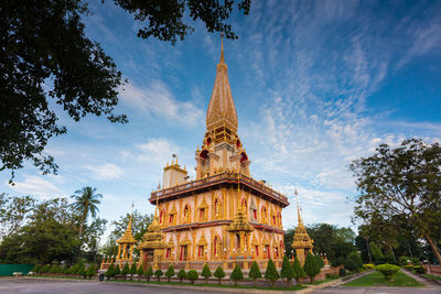 Low angle view of a temple