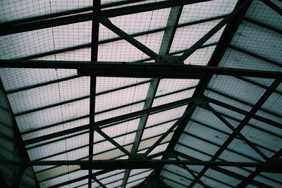 Low angle view of metal structure