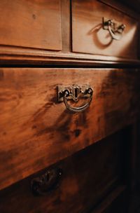Full frame shot of drawer