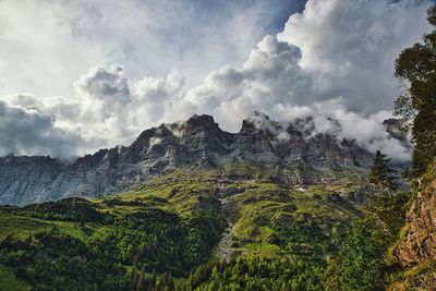 Beautiful swiss landscape / fronalpstock 