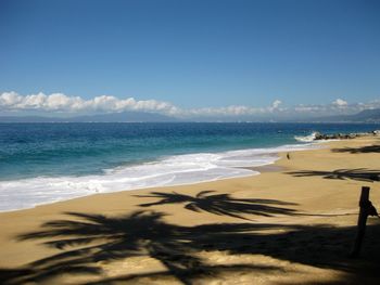 Scenic view of beach