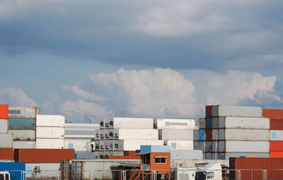 Panoramic shot of building against sky