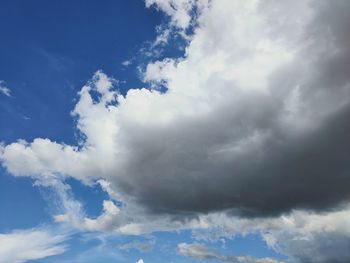 Low angle view of clouds in sky