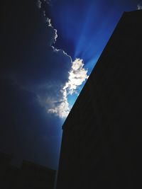 Low angle view of buildings against sky