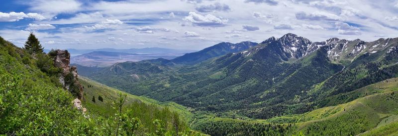 Rocky mountain wasatch front butterfield canyon oquirrh mountains utah, united states.