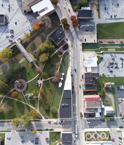 Aerial view of cityscape