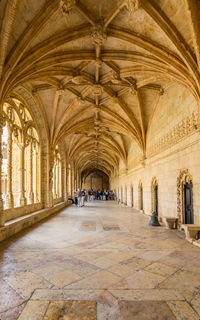 The jeronimos monastery in belem, in the lisbon municipality is a unesco world heritage site.