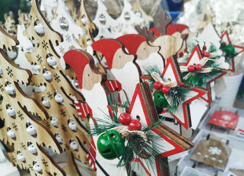 Close-up of christmas decoration