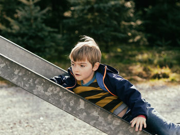 Boy on outdoors