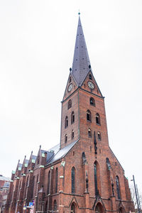 Low angle view of traditional building against sky