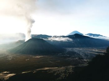 Scenic view of mountains