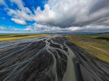 Scenic view of landscape against sky