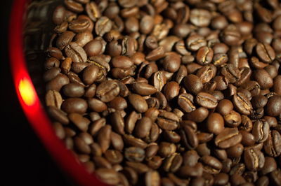 Full frame shot of coffee beans