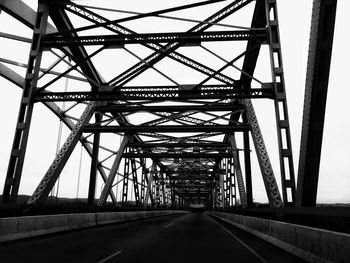 View of suspension bridge