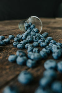 Close-up of pills on table