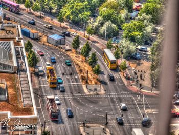 Traffic on road