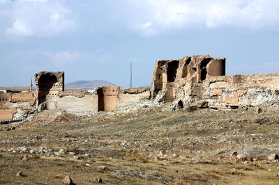 Old ruins against sky