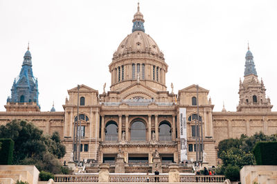 View of historic building against clear sky