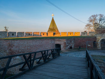 View of historic building against sky