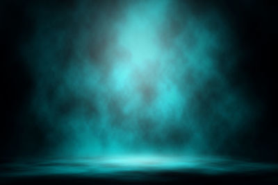 Scenic view of illuminated sky at night