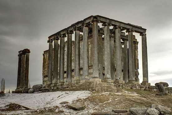 VIEW OF RUINS OF BUILDING