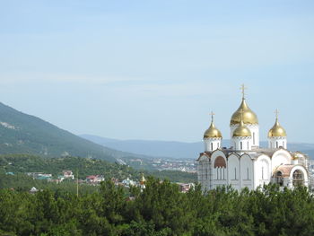 High angle view of a building