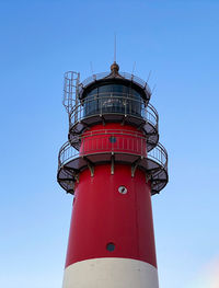 Idyllic low angle view of lighthouse against sky