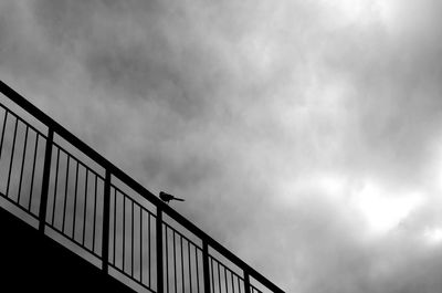 Low angle view of bridge against sky