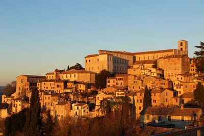 Buildings in a city