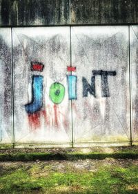 Graffiti on wall
