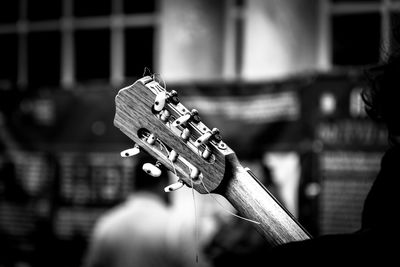 Close-up of guitar