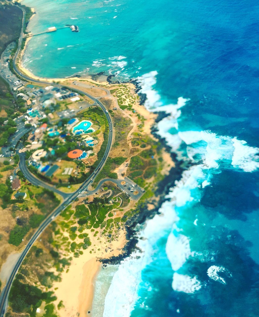 AERIAL VIEW OF SEA AGAINST SKY