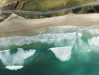 Aerial view of beach