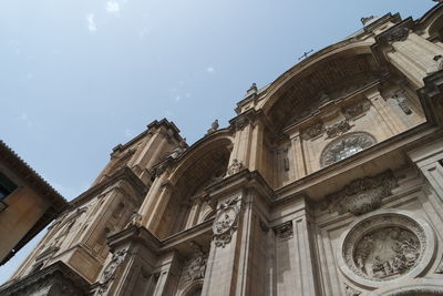 Low angle view of cathedral against sky