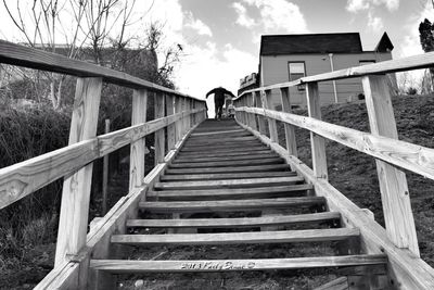 View of footbridge