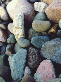 Full frame shot of stones