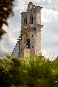 Low angle view of historical building against sky