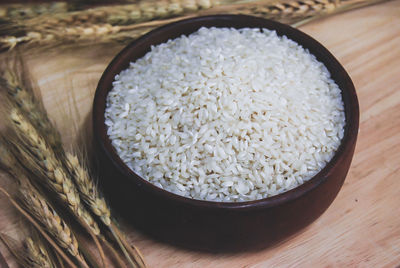 Close-up of noodles in bowl