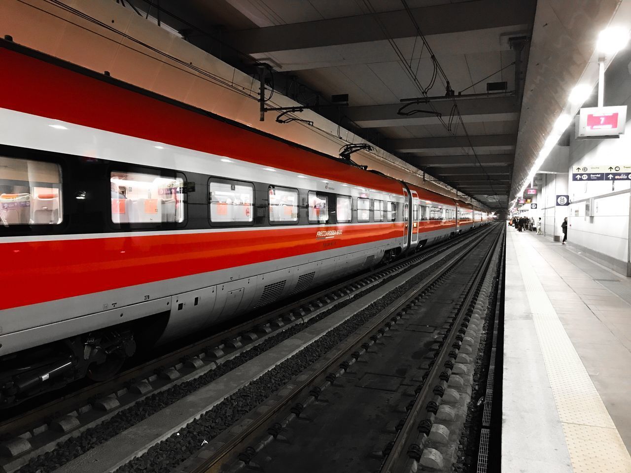 RAILROAD STATION PLATFORM